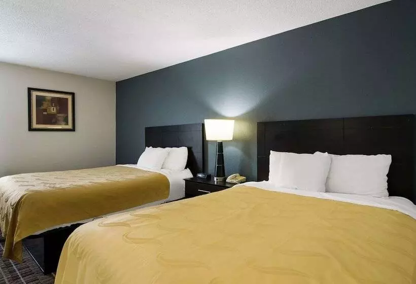 ２ダブルベッドのスタンダードルーム, Quality Inn Aurora  Naperville Area