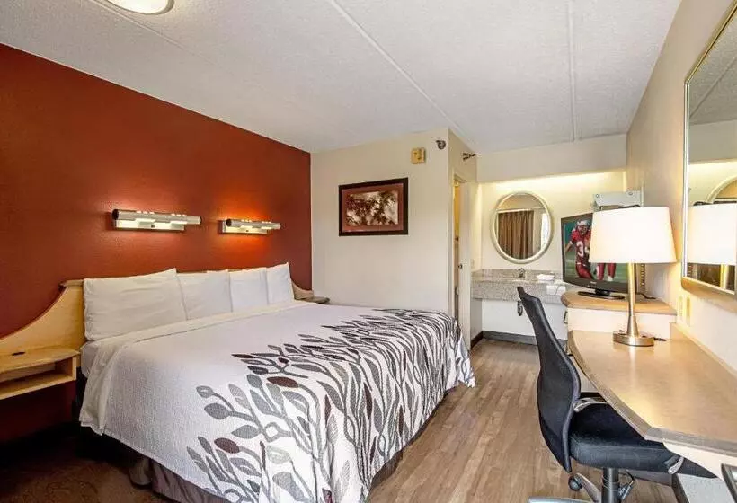 キングサイズベッドのスタンダードルーム, Red Roof Inn North Charleston Coliseum