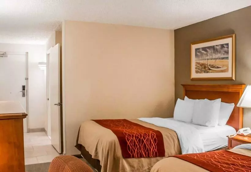 Standard-huone 2 Parivuodetta, Quality Inn   Huron, Sandusky Oh