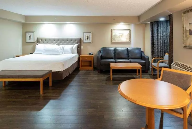 キングサイズベッドのスタンダードルーム, Royal Hotel West Edmonton, Trademark Collection By Wyndham