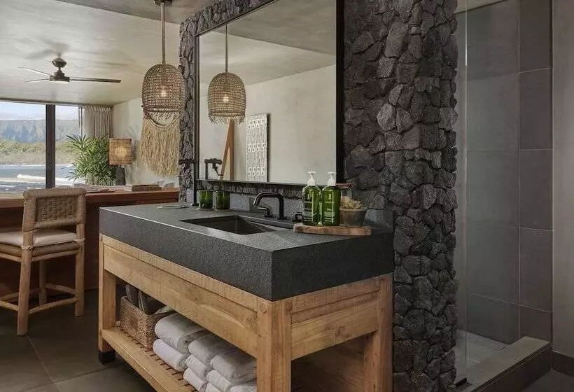 اتاق استاندارد با تخت دوبل و چشمانداز دریا, 1 Hotel Hanalei Bay