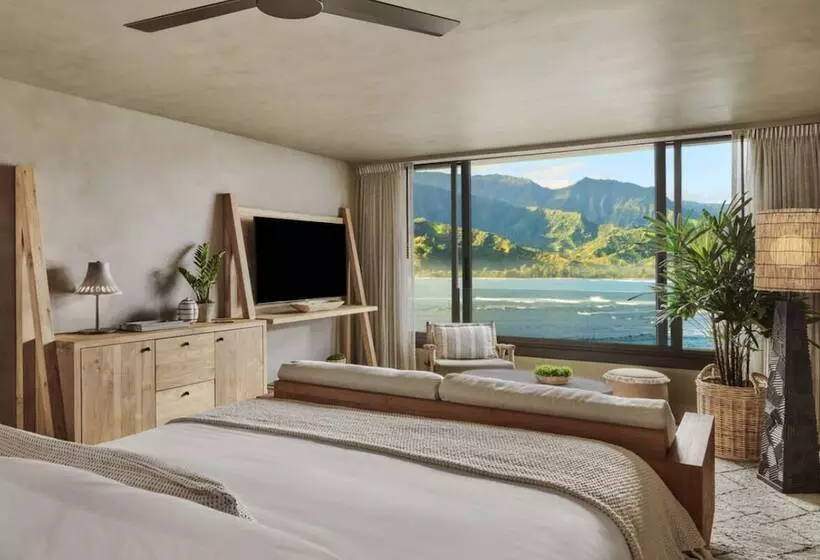 اتاق استاندارد با تخت دوبل و چشمانداز دریا, 1 Hotel Hanalei Bay