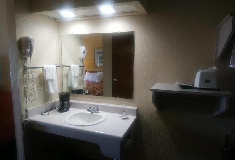 身障者適用キングサイズベッドルーム, Geneva Motel Inn