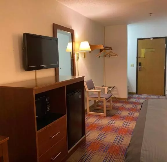 キングサイズベッドのスタンダードルーム, Americas Best Value Inn Champaign