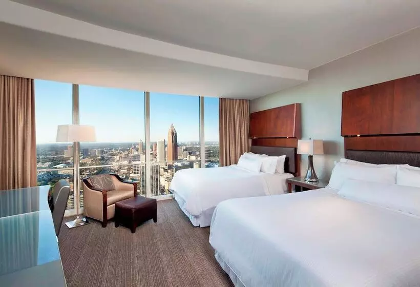 ２ダブルベッドのスタンダードルーム, The Westin Peachtree Plaza, Atlanta