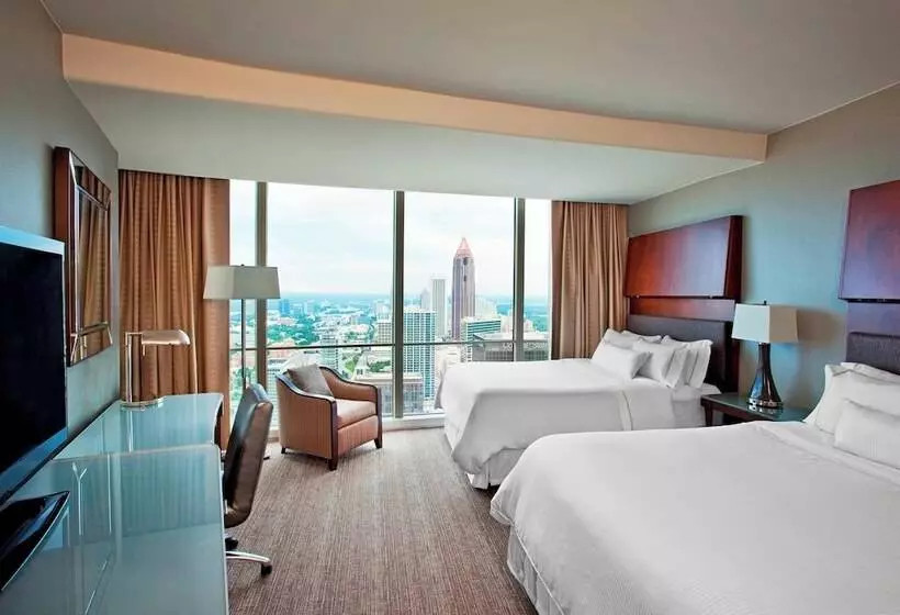 ２ダブルベッドのスタンダードルーム, The Westin Peachtree Plaza, Atlanta