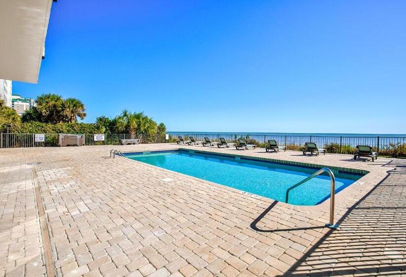 آپارتمان 1 خوابه با چشمانداز استخر, Blue Water Resort 1103