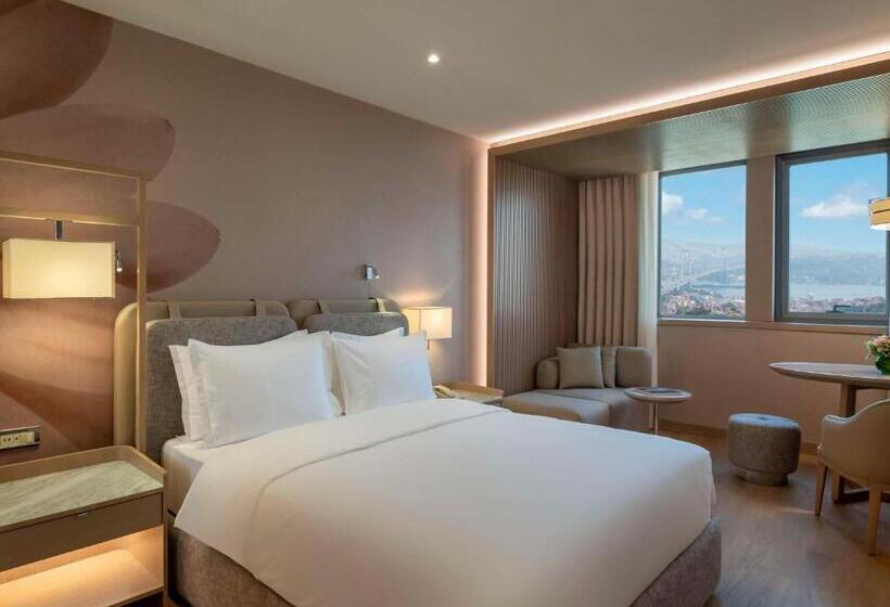 キングサイズベッド、ビュー付きデラックスルーム, Mövenpick Hotel Istanbul Bosphorus