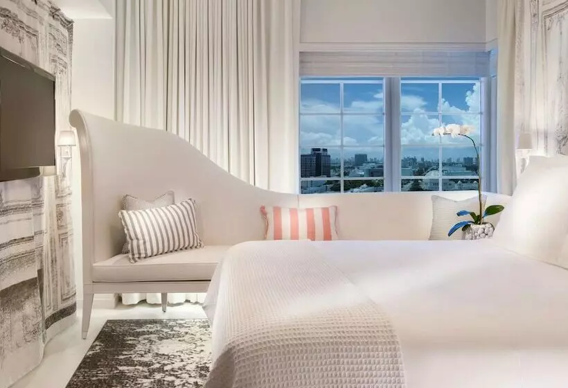 اتاق سوپریور با چشم‌انداز شهر, Sls South Beach