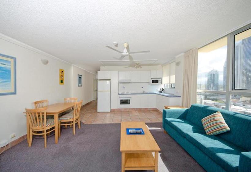 شقة غرفة واحدة مطلة على حمام السباحة, Chateau Beachside Resort