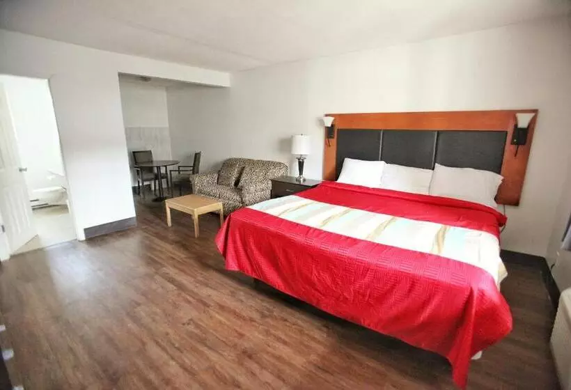 キングサイズベッドのスタンダードルーム, Best Budget Inn & Suites Kamloops