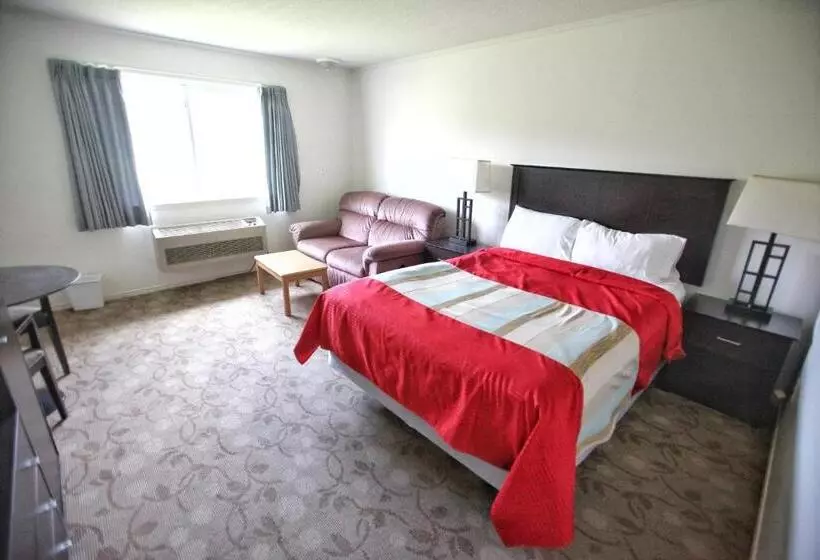 キングサイズベッドのスタンダードルーム, Best Budget Inn & Suites Kamloops