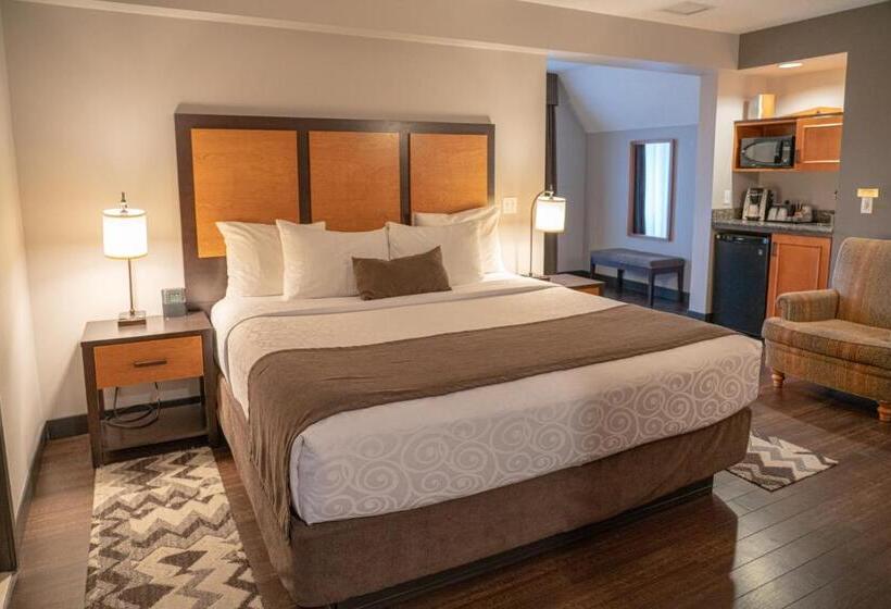 Suíte Deluxe Cama King, Pocaterra Inn & Waterslide
