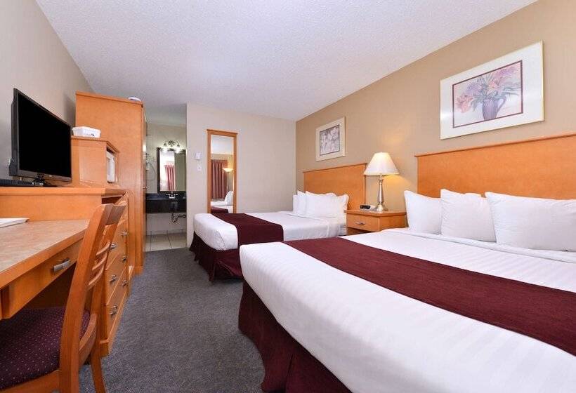 Номер Стандарт 2 Двуспальные Кровати, Canadas Best Value Inn & Suites Vernon