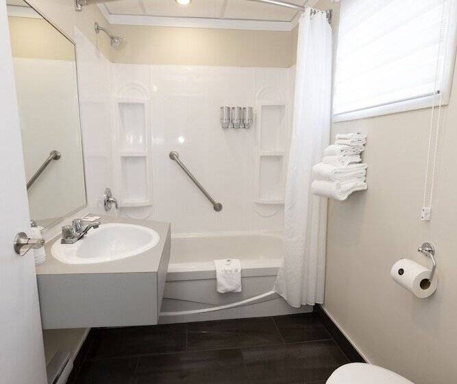 스탠다드 룸 더블 침대 2개, Motel Manoir De Percé