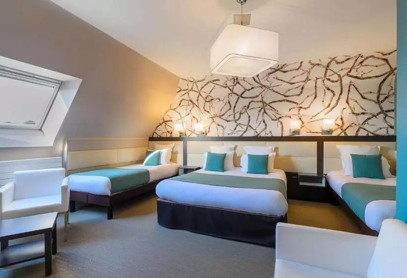 Standard Neljän Hengen Huone, Quality Hotel La Marebaudière Vannes Centre