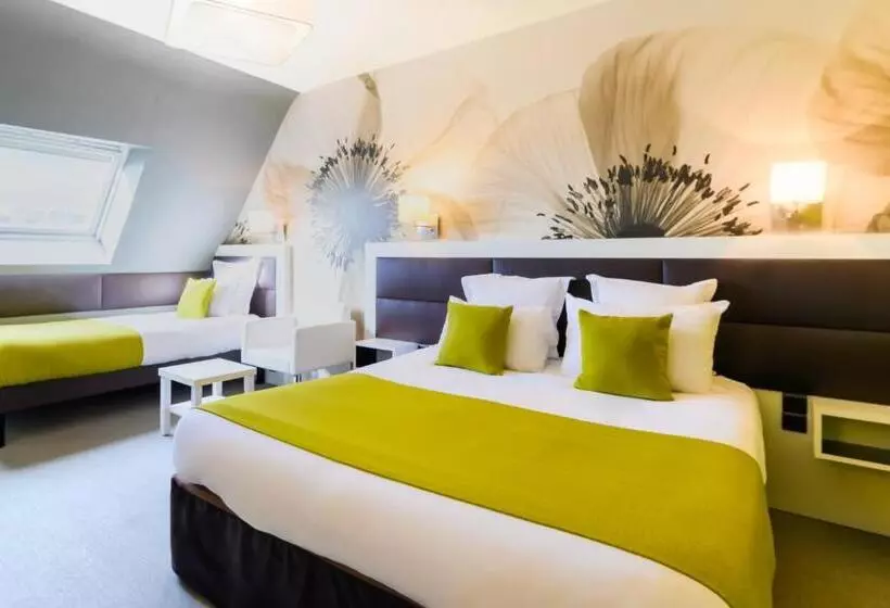 Standard Kolmen Hengen Huone, Quality Hotel La Marebaudière Vannes Centre
