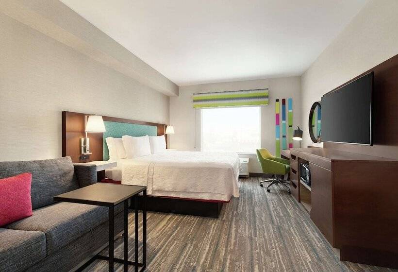 חדר סטנדרט, מיטת קינג, מותאם לאדם עם מוגבלויות, Hampton Inn West Valley Salt Lake City