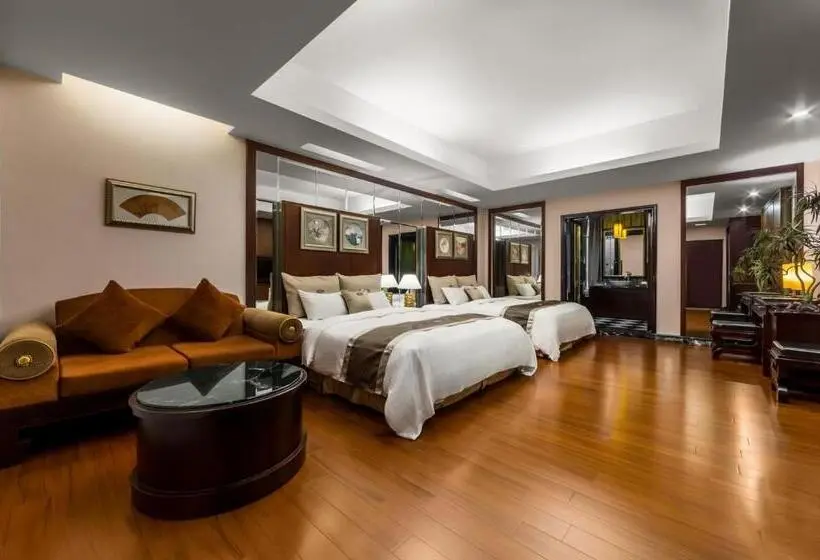 اتاق استاندارد چهار تخته, Chuang Tang Spring Spa Hotel Deyang