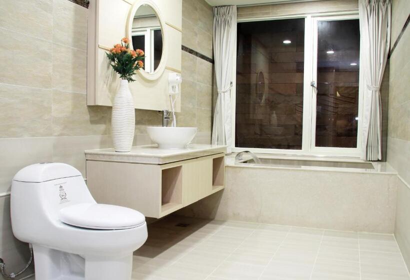 اتاق استاندارد چهار تخته, Chuang Tang Spring Spa Hotel Deyang