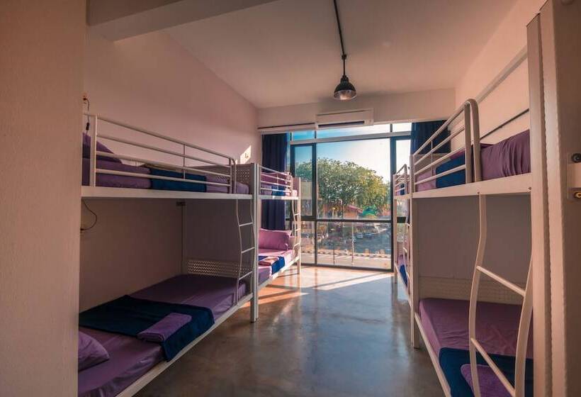 سرير فى غرفة مشتركه, Bed Attitude Guesthouse Langkawi   Hostel