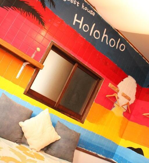 اتاق استاندارد سه تخته با سرویس بهداشتی مشترک, Guest House Holoholo Ishigakijima