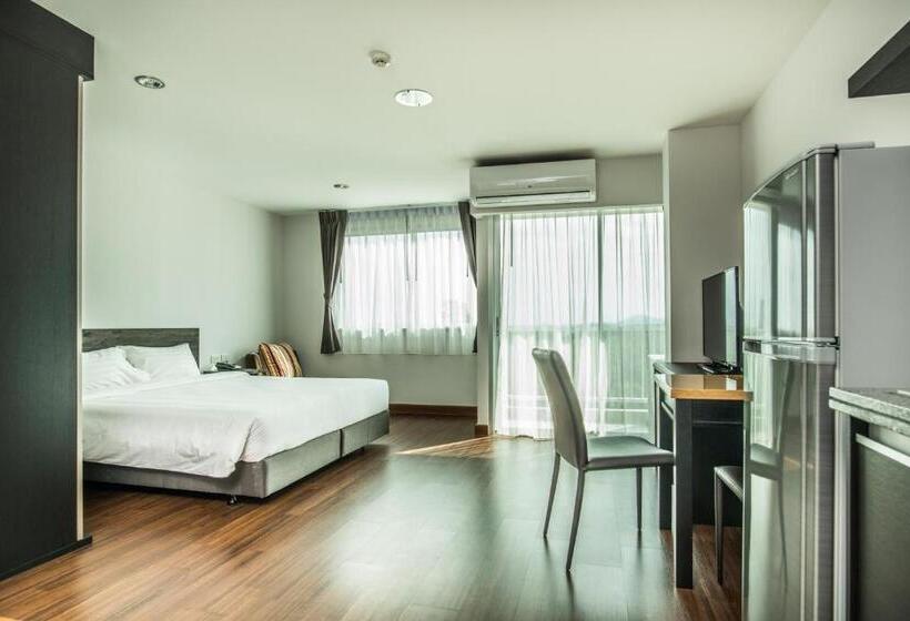 Habitación Deluxe, Winner Sriracha Serviced Apartment