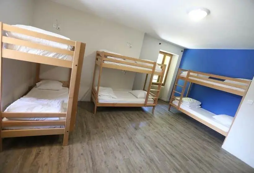 Bed in een Gedeelde Kamer, 1861 Chatel Hostel