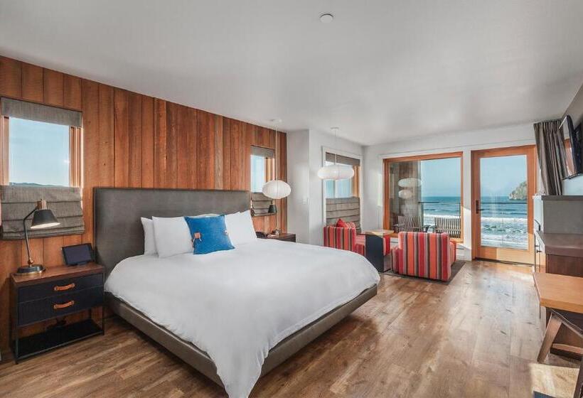 适合残疾人士使用的带超级大床的标准间, Headlands Coastal Lodge & Spa