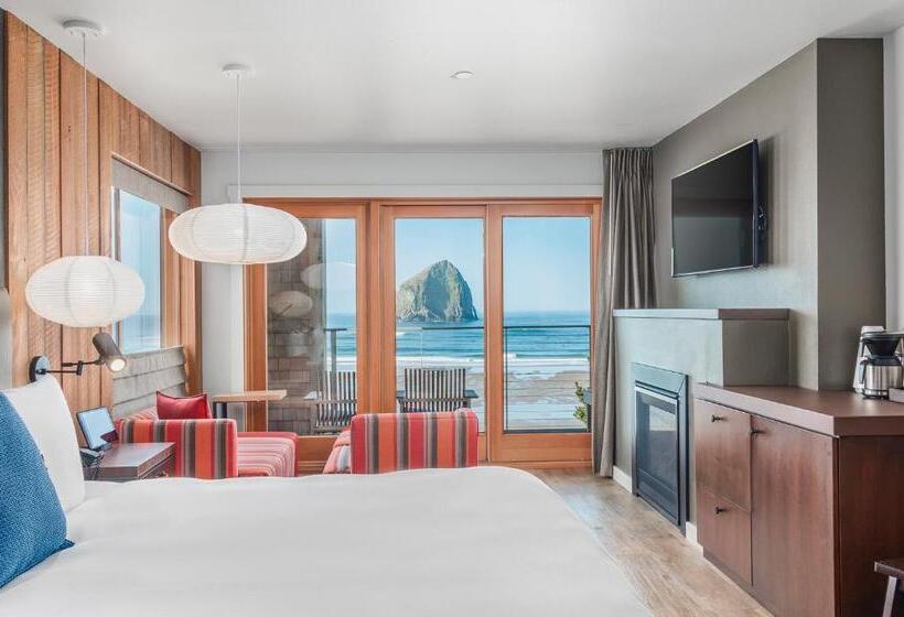 带大床的标准间, Headlands Coastal Lodge & Spa