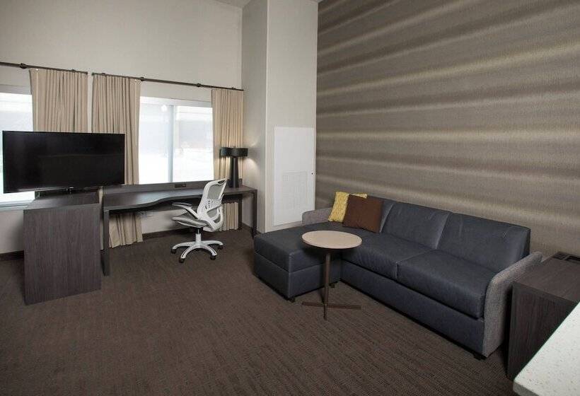 Студия Стандарт Двуспальная Кровать, Residence Inn By Marriott Tulsa Downtown
