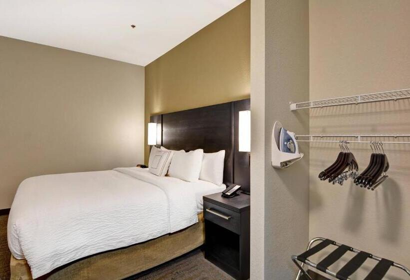 带大床的套房, Residence Inn By Marriott Cleveland Airport/middleburg Heights