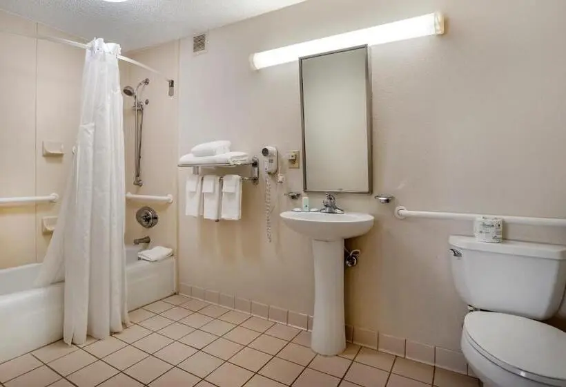 身障者適用キングサイズベッドルーム, Quality Inn Baton Rouge East I12