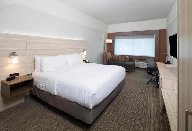 キングサイズベッドのスイートルーム, Holiday Inn Express & Suites   Michigan City, An Ihg