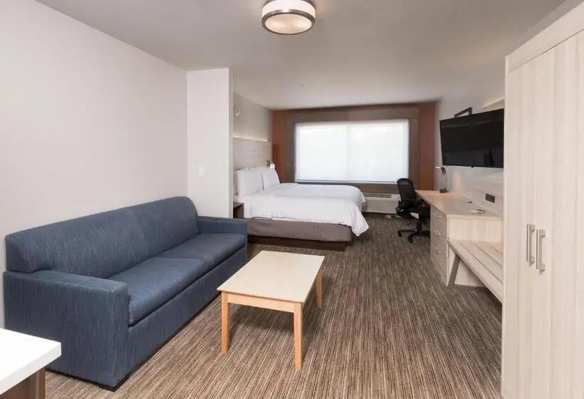 キングサイズベッドのスイートルーム, Holiday Inn Express & Suites   Michigan City, An Ihg