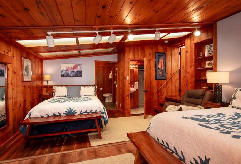 Люкс Deluxe Кровать Кинг, Aloha Junction Guest House   5 Min From Hawaii Volcanoes National Park