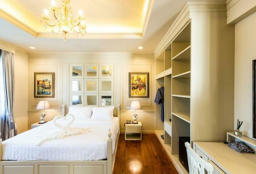 غرفة قياسية مطلّة علي حمام السباحة, Merchant Villa Sha Extra Plus