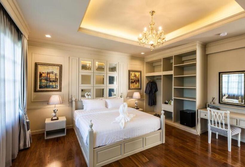 غرفة قياسية مطلّة علي حمام السباحة, Merchant Villa Sha Extra Plus