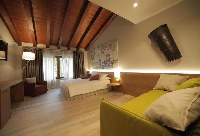 キングサイズベッドのデラックススイート, Agriturismo Acinatico Wine Relais
