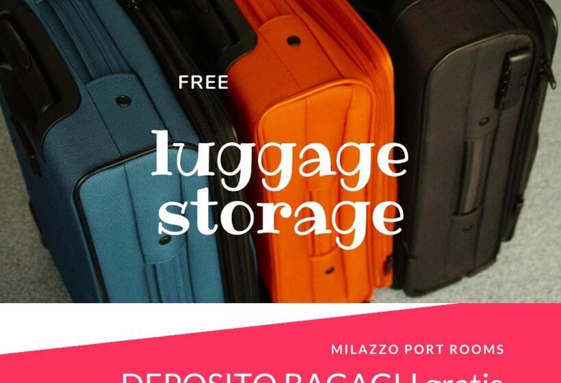 חדר סטנדרט נוף לים עם מרפסת, Milazzo Port Rooms