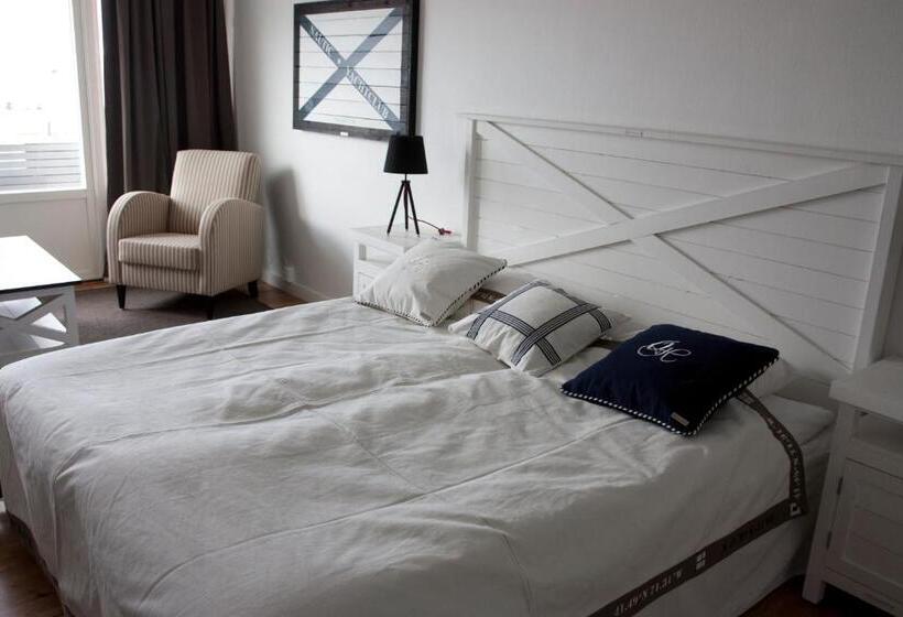 발코니가 있는 바다 전망 수피리어 룸, Strand Hotell Borgholm