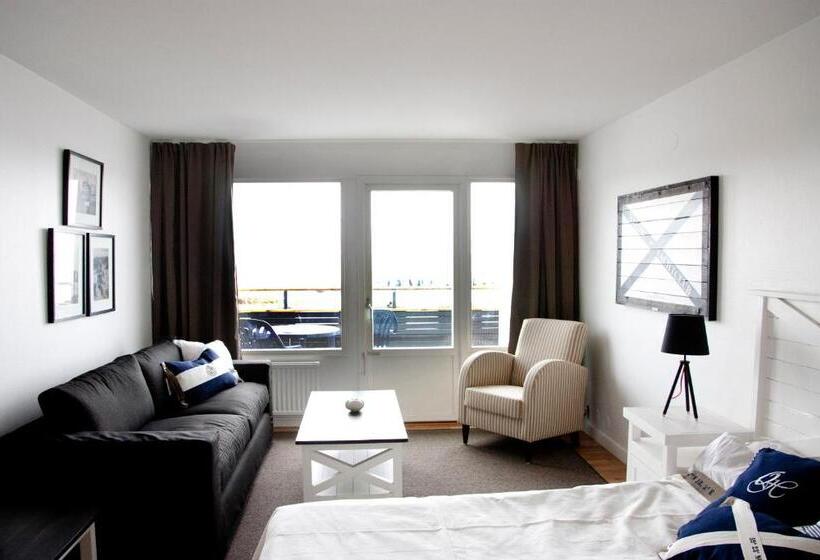 발코니가 있는 바다 전망 수피리어 룸, Strand Hotell Borgholm