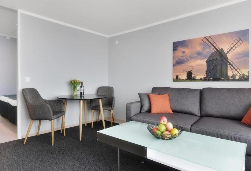 Deniz Manzaralı Balkonlu Superior Oda, Strand Hotell Borgholm