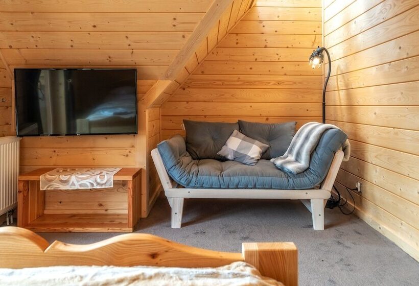 Chalet Deluxe 1 Dormitório, Domki Ze Hej Z Kominkiem Lub Sauną