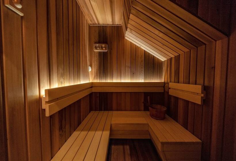 شاليه ديلوكس غرفة نوم واحدة, Domki Ze Hej Z Kominkiem Lub Sauną