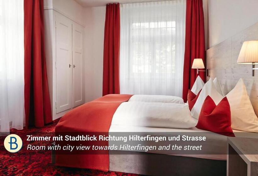 带城市景观的标准间, Restaurant Bellevue Au Lac