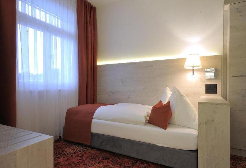 带城市景观的标准单人间, Restaurant Bellevue Au Lac