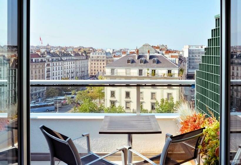 استودیو استاندارد با بالکن, Aparthotel Adagio Genève Mont Blanc