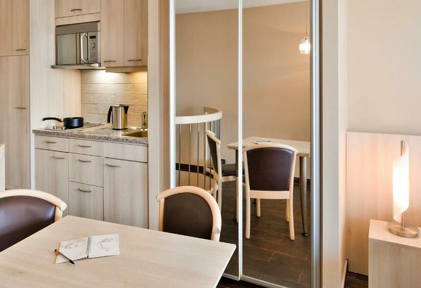 استودیو استاندارد با بالکن, Aparthotel Adagio Genève Mont Blanc