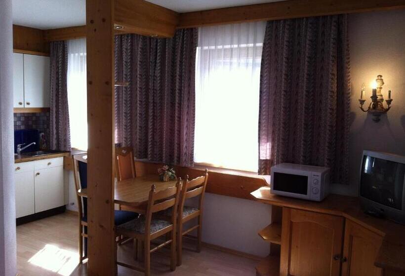 آپارتمان 1 خوابه با بالکن, Garni Pfandl